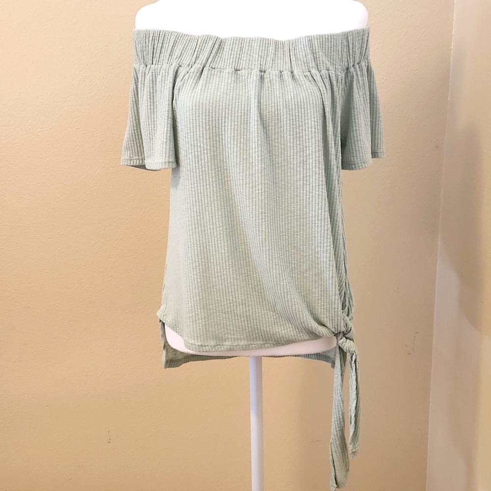 EUC Liberty Love Size Medium Blouse in Light Green - Picture 10 of 10